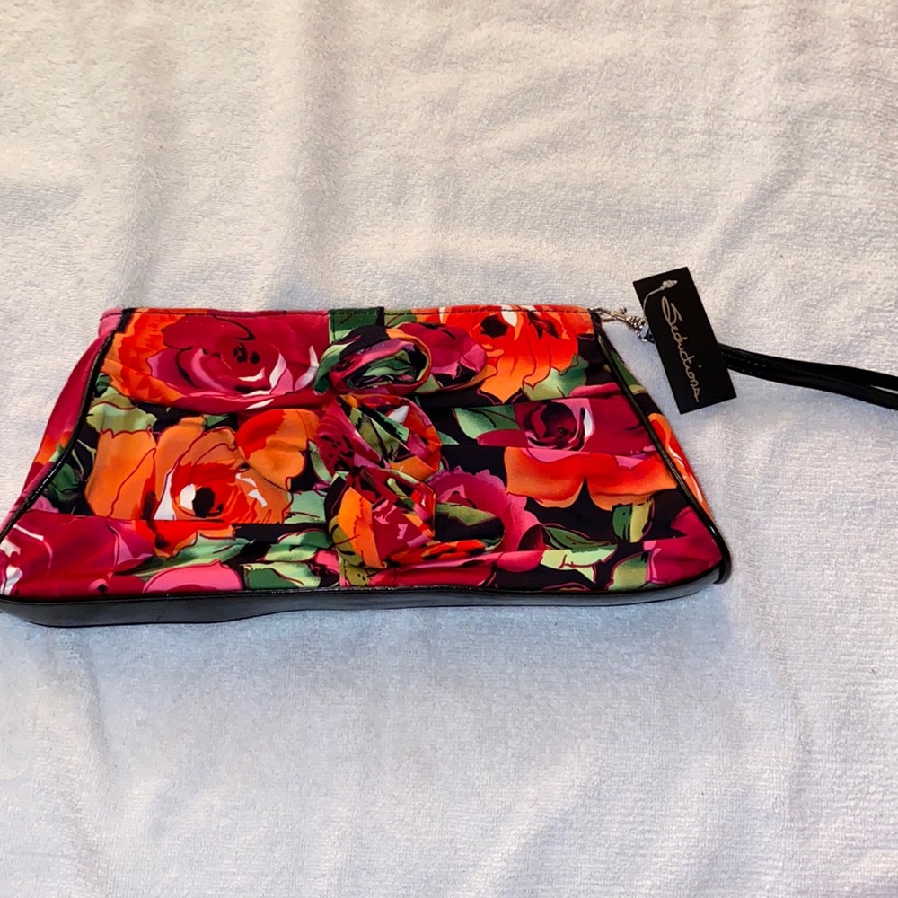 Rose clutch purse